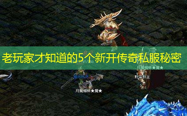 老玩家才知道的5个新开传奇私服秘密