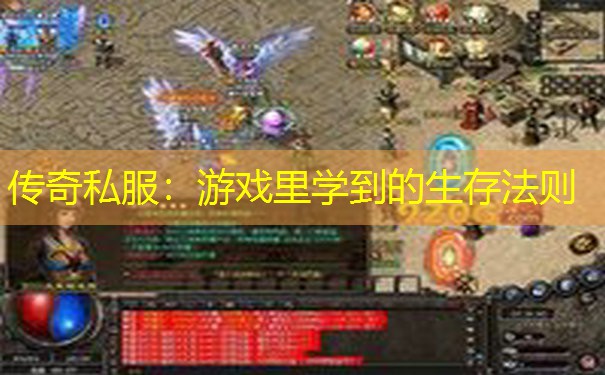 传奇私服:游戏里学到的生存法则 传奇私服:游戏里学到的生存法则
