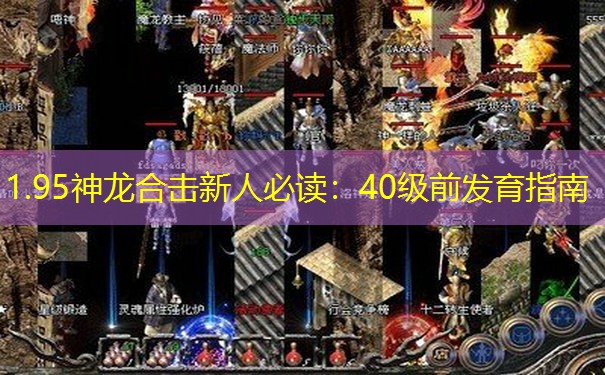 1.95神龙合击新人必读：40级前发育指南
