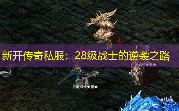 新开传奇私服：28级战士的逆袭之路